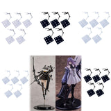 5Pcs Doll Model Support Easy Assembly Brace for 1/144 Toy 1/100 Hg RG SD Shf White