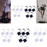 5Pcs Doll Model Support Easy Assembly Brace for 1/144 Toy 1/100 Hg RG SD Shf White