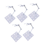 5Pcs Doll Model Support Easy Assembly Brace for 1/144 Toy 1/100 Hg RG SD Shf White