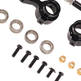 Maxbell RC Steering Linkage Set DIY Assembly RC Steering Components for 99S D96 1:12 Black