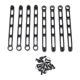 Maxbell 8Pcs Chassis Fixing Rod RC Car Metal Upgrade for 1:12 Scale RC Car MN78 MN82