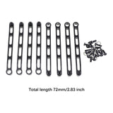 Maxbell 8Pcs Chassis Fixing Rod RC Car Metal Upgrade for 1:12 Scale RC Car MN78 MN82