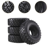 Maxbell 4 Pieces RC Tires Upgrade RC Wheels Tires for MN 1/12 78 82 99S 1/16 C14 C24
