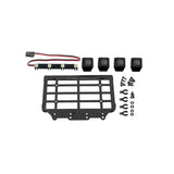 Maxbell Roof Rack Luggage Carrier with LED Light Metal for MN 82 1/12 RC Crawler Car square light