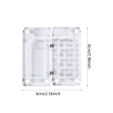 Maxbell Watercolor Palette Acrylic Storage Artists Organizer Practical Empty Palette 8 grids
