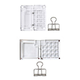 Maxbell Watercolor Palette Acrylic Storage Artists Organizer Practical Empty Palette 8 grids