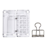 Maxbell Watercolor Palette Acrylic Storage Artists Organizer Practical Empty Palette 8 grids