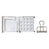 Maxbell Watercolor Palette Acrylic Storage Artists Organizer Practical Empty Palette 15 grids