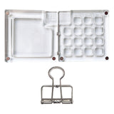 Maxbell Watercolor Palette Acrylic Storage Artists Organizer Practical Empty Palette 15 grids