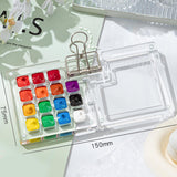 Maxbell Watercolor Palette Acrylic Storage Artists Organizer Practical Empty Palette 15 grids