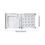 Maxbell Watercolor Palette Acrylic Storage Artists Organizer Practical Empty Palette 15 grids