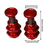 Maxbell Model Cabin Cover Locks 35mm Equipment Spring Cabin Door Latch for Model Ship red