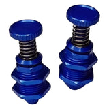 Maxbell Model Cabin Cover Locks 35mm Equipment Spring Cabin Door Latch for Model Ship blue