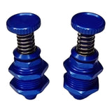 Maxbell Model Cabin Cover Locks 35mm Equipment Spring Cabin Door Latch for Model Ship blue