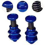 Maxbell Model Cabin Cover Locks 35mm Equipment Spring Cabin Door Latch for Model Ship blue