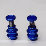 Maxbell Model Cabin Cover Locks 35mm Equipment Spring Cabin Door Latch for Model Ship blue