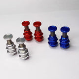 Maxbell Model Cabin Cover Locks 35mm Equipment Spring Cabin Door Latch for Model Ship blue