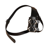 Maxbell Back Sword Shoulder Frog PU Hanger Medieval for Viking Renaissance Adult Men Black