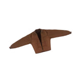 Maxbell 1/12 Scale Figure Doll Jacket Coat Accessory Clothing Action Figures Costume Brown