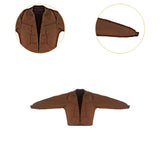 Maxbell 1/12 Scale Figure Doll Jacket Coat Accessory Clothing Action Figures Costume Brown