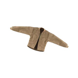 Maxbell 1/12 Scale Figure Doll Jacket Coat Accessory Clothing Action Figures Costume Khaki