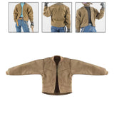 Maxbell 1/12 Scale Figure Doll Jacket Coat Accessory Clothing Action Figures Costume Khaki