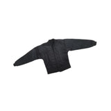 Maxbell 1/12 Scale Figure Doll Jacket Coat Accessory Clothing Action Figures Costume Black