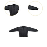Maxbell 1/12 Scale Figure Doll Jacket Coat Accessory Clothing Action Figures Costume Black