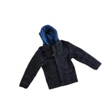 Maxbell 1/12 Scale Figure Doll Jacket with Hood Clothing Accessory Miniature Clothes Black