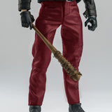 Maxbell 1:12 Male Action Figure Trousers Dress up Accessory , Stylish Collectable Pants Red