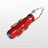 Maxbell Fuel Tank Kits 3D Printed Professional Sturdy Fuel Tank Rod for Mecha Model HS018