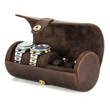 Maxbell Watch Storage Case Space-saving Timepieces Roll Box for Home Bedroom Desktop