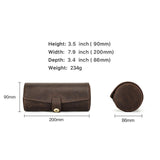 Maxbell Watch Storage Case Space-saving Timepieces Roll Box for Home Bedroom Desktop