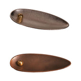 Maxbell Alloy Incense Insert Portable Small Creative Incense Burner for Home Bedroom Argent