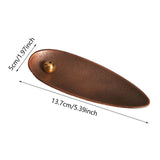 Maxbell Alloy Incense Insert Portable Small Creative Incense Burner for Home Bedroom Bronze
