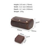 Maxbell Watch Display Case Simple to Use Versatile 2 Slots for Desktop Home Domestic