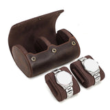 Maxbell Watch Display Case Simple to Use Versatile 2 Slots for Desktop Home Domestic