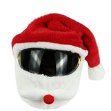 Christmas Hat Motorcycle Helmet Cover Dust Cap Helmet Protection Cover Decor