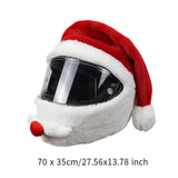 Christmas Hat Motorcycle Helmet Cover Dust Cap Helmet Protection Cover Decor