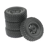 Maxbell 4x RC Wheels and Tires Set Spare Parts Replacement for MN82 MN78 1/12 RC Car