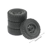 Maxbell 4x RC Wheels and Tires Set Spare Parts Replacement for MN82 MN78 1/12 RC Car