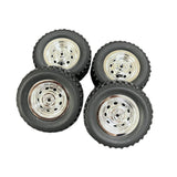 Maxbell 4x RC Wheels and Tires Set RC Crawler Car Tires for MN82 MN78 1: 12 Scale RC
