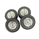 Maxbell 4x RC Wheels and Tires Set RC Crawler Car Tires for MN82 MN78 1: 12 Scale RC