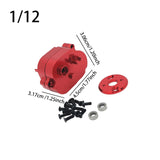 Maxbell RC Car Gearbox Housing Replace for 99S MN168 1/12 Scale RC Car DIY Accessory red