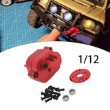 Maxbell RC Car Gearbox Housing Replace for 99S MN168 1/12 Scale RC Car DIY Accessory red