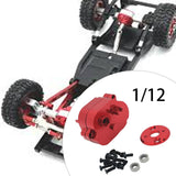 Maxbell RC Car Gearbox Housing Replace for 99S MN168 1/12 Scale RC Car DIY Accessory red