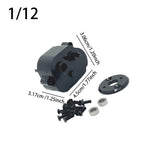 Maxbell RC Car Gearbox Housing Replace for 99S MN168 1/12 Scale RC Car DIY Accessory black