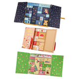 Maxbell 2x Advent Calendar Props 24 Days Decoration for Bookshelf Office Shop Window blue