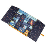 Maxbell 2x Advent Calendar Props 24 Days Decoration for Bookshelf Office Shop Window blue