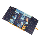 Maxbell 2x Advent Calendar Props 24 Days Decoration for Bookshelf Office Shop Window blue